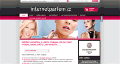 Desktop Screenshot of internetparfem.cz